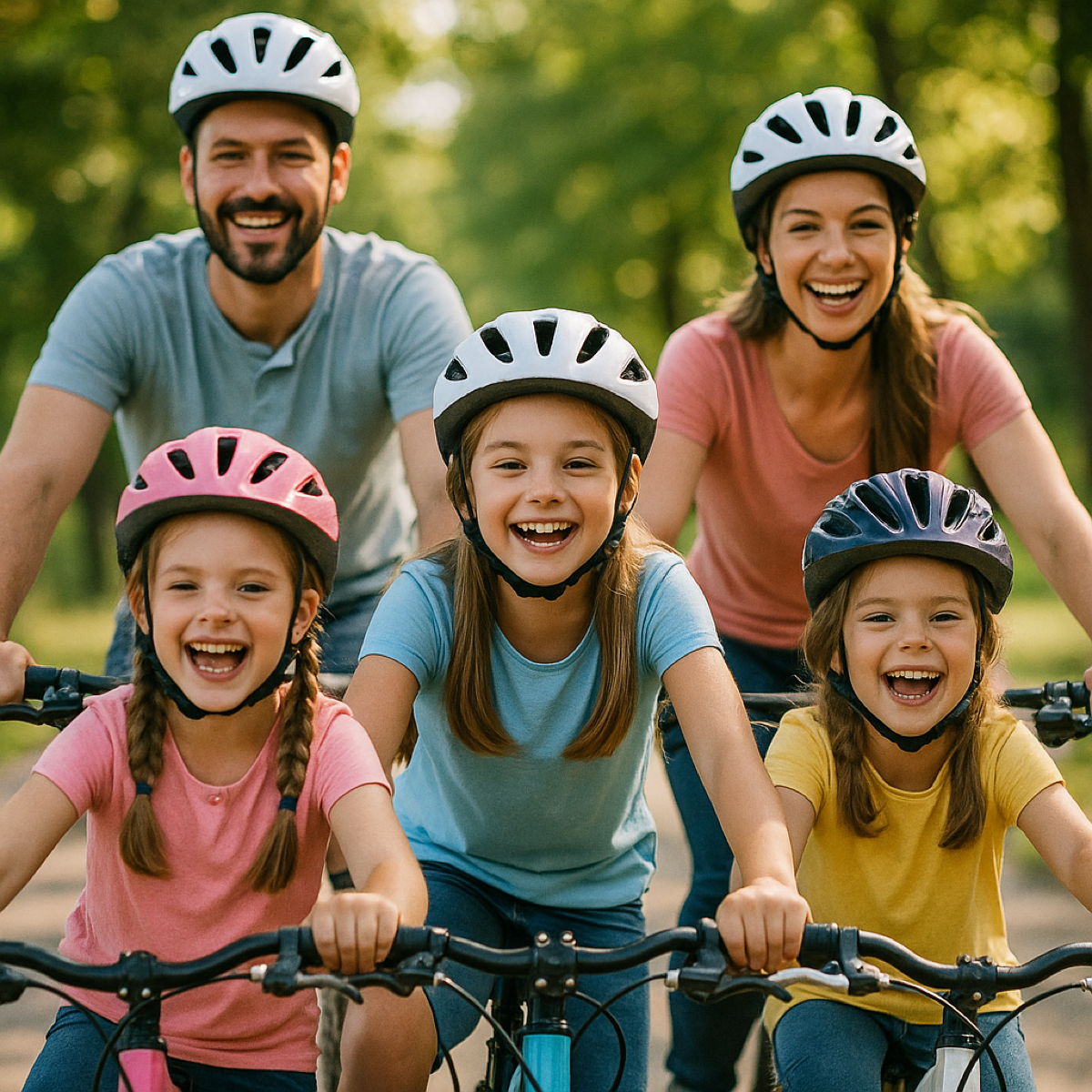 Rowerowe wycieczki w Tyliczu latem - rodzina na rowerach w górach, aktywny wypoczynek w Beskidzie Niskim